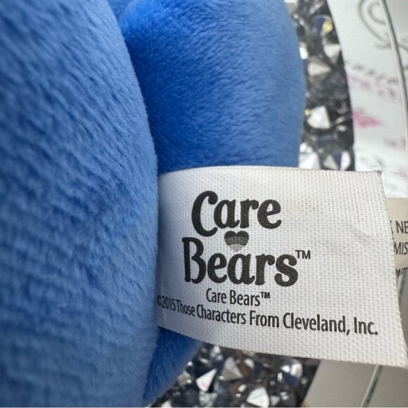 Care bear grumpy angry blue rain 🌧️ cloud stomach plush toy 2015 stuffed animal - Picture 5 of 5